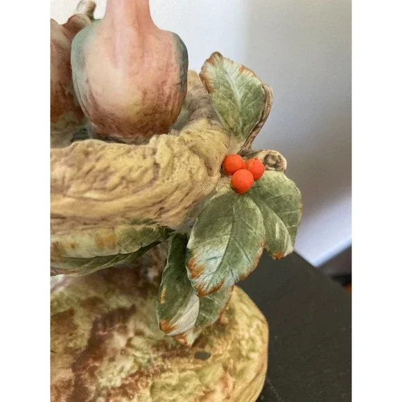 VTG Cedar Waxwing by Andrea Sadek bird feeding two baby birds in nest. - Picture 4 of 4